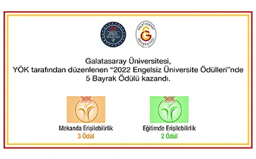 Üniversitemiz “2022 Engelsiz Üniversite Ödülleri”nde 5 bayrak kazandı. duyuru görseli