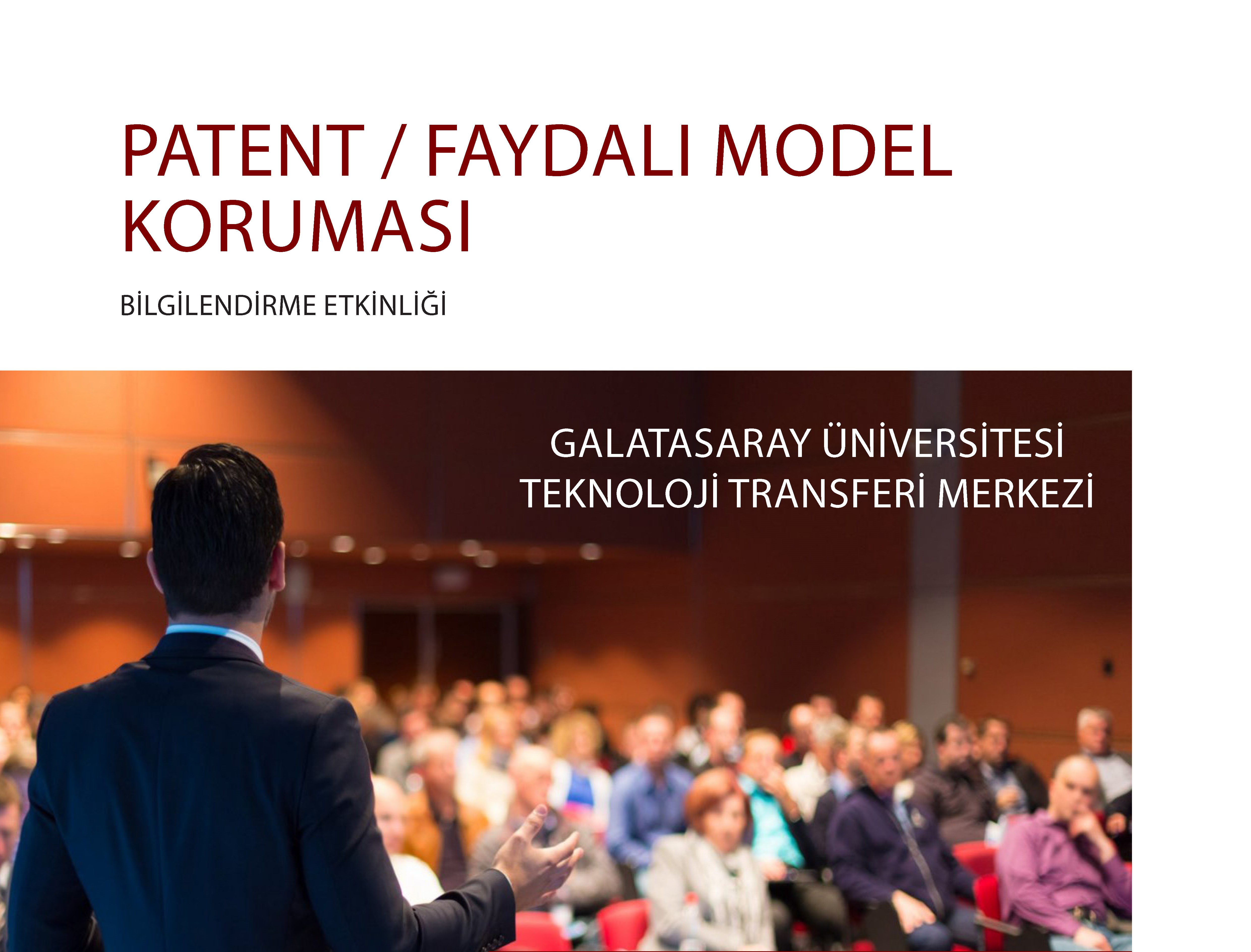 Patent / Faydalı Model Koruması hakkında bilgilendirme toplantısı  duyuru görseli