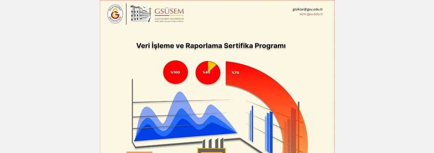 Veri İşleme ve Raporlama Sertifika Programı duyuru görseli