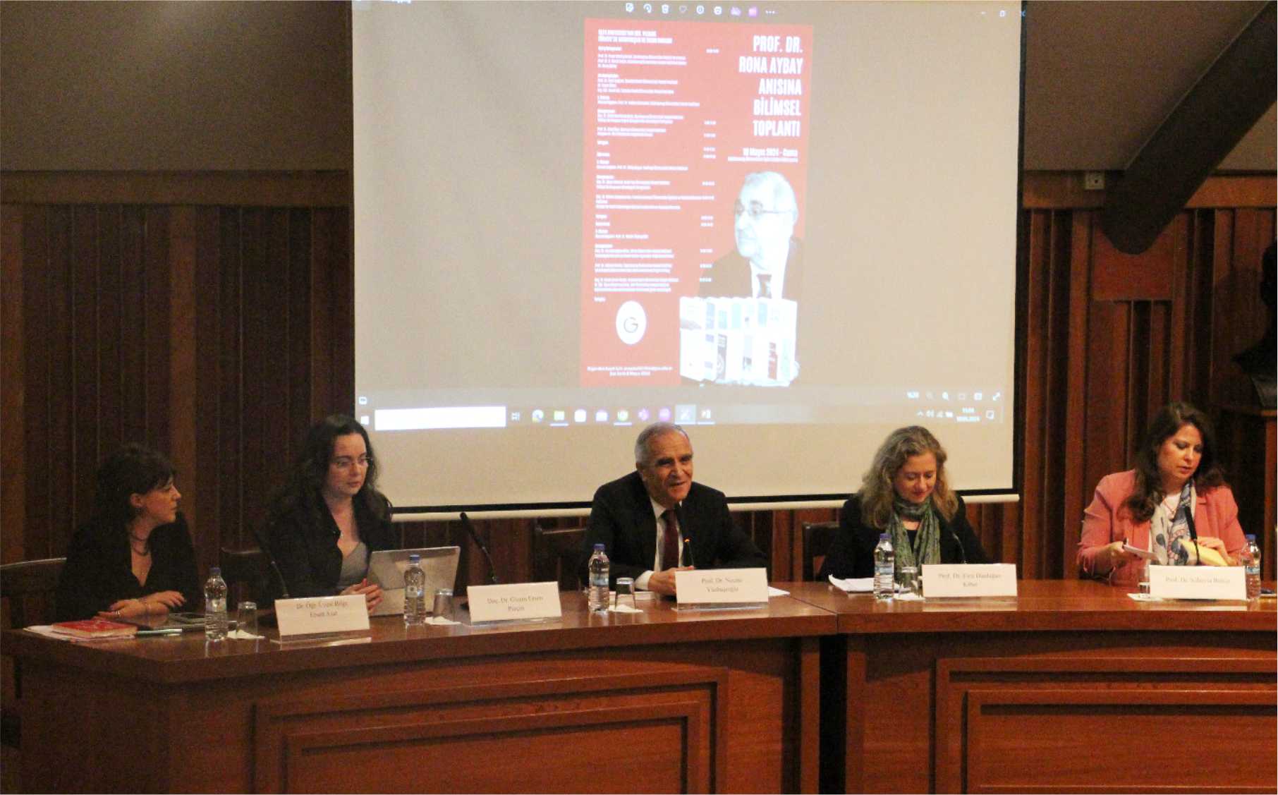 “1924 Anayasası’nın 100. Yılında Türkiye’de Vatandaşlık ve İnsan Hakları” konferansı ile Prof. Dr. Rona Aybay’ı andık duyuru görseli