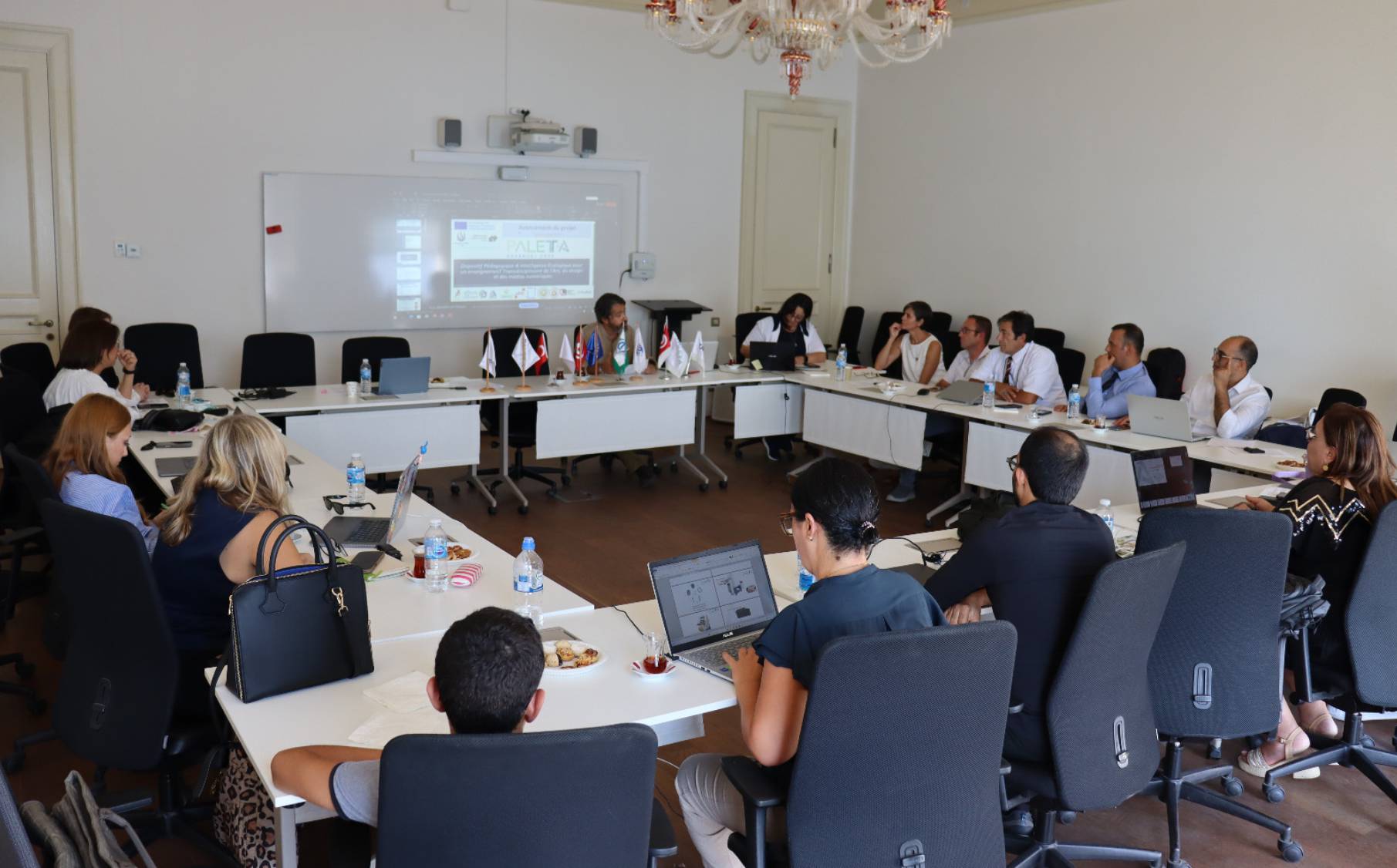 Erasmus+ PALETT-A Projesi Yönlendirme Komitesi Toplantısı Üniversitemizde düzenlendi duyuru görseli