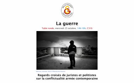 Table Ronde: La Guerre duyuru görseli
