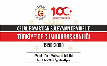 Bayar'dan Demirel'e Türkiye'de Cumhurbaşkanlığı 1950-2000 duyuru görseli