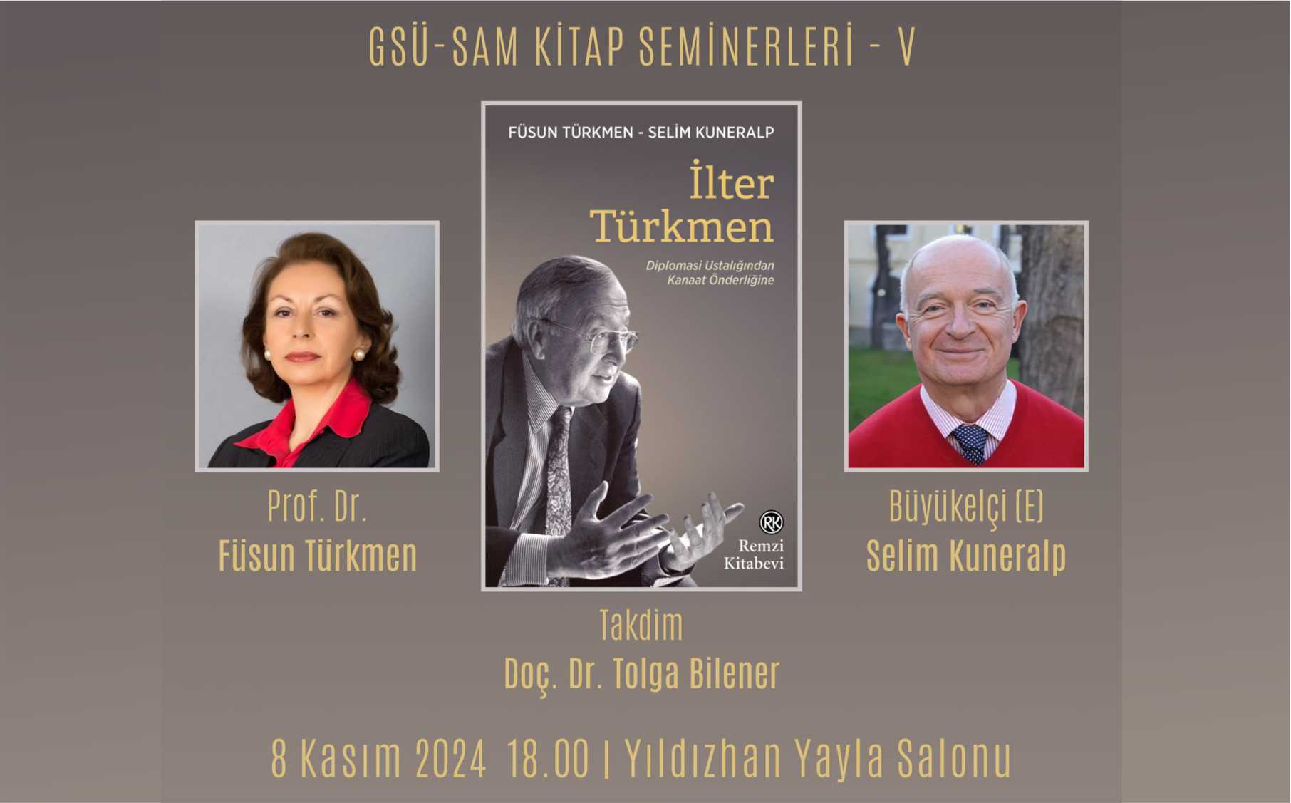 GSÜ-SAM Kitap Seminerleri - V duyuru görseli