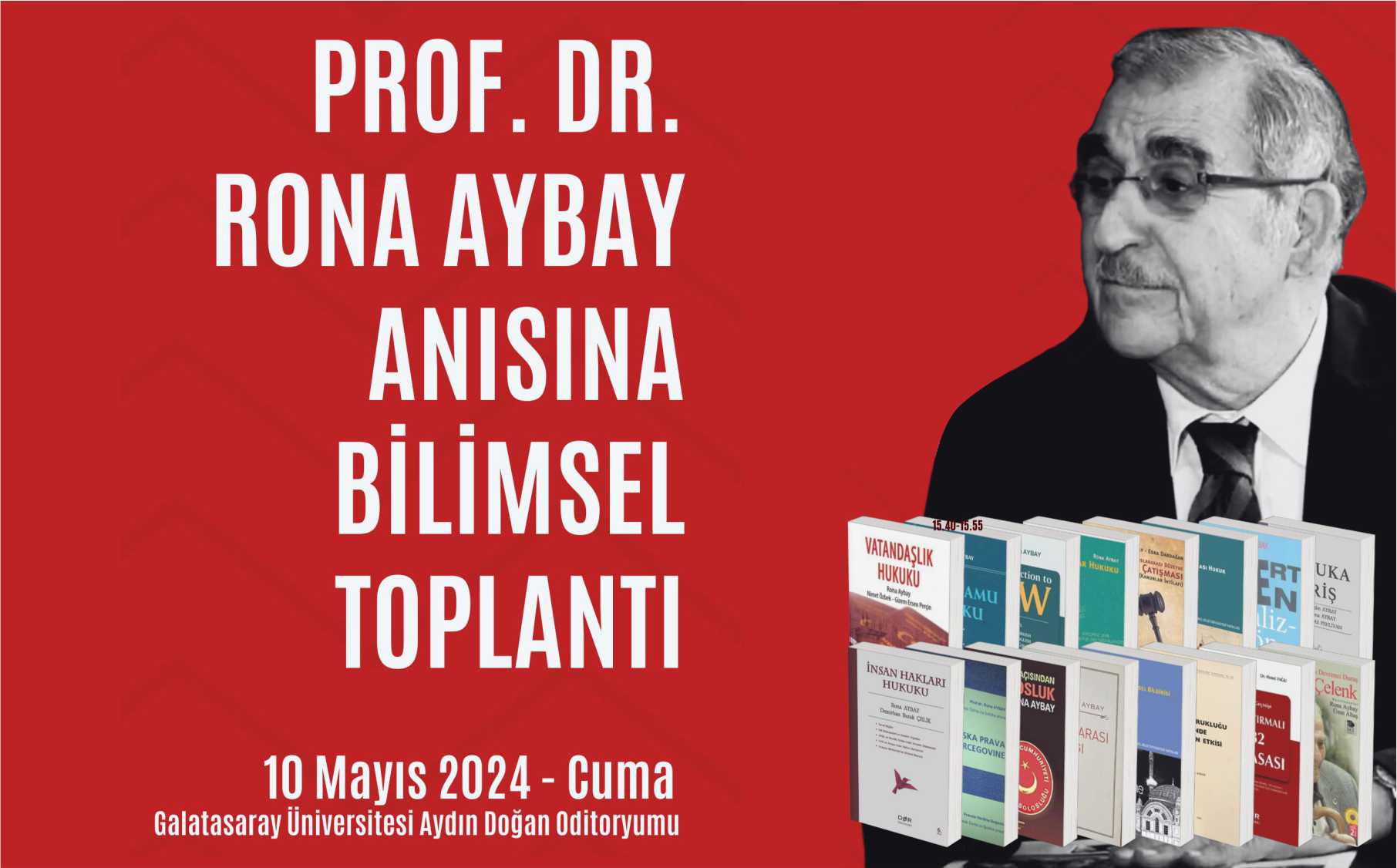 "Prof. Dr. Rona Aybay Anısına Bilimsel Toplantı: 1924 Anayasası'nın 100. Yılında Türkiye'de Vatandaşlık ve İnsan Hakları etkinlik görseli