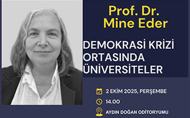 Sosyoloji Bölümü 2025-2026 Akademik Yılı Açılış Dersi duyuru görseli