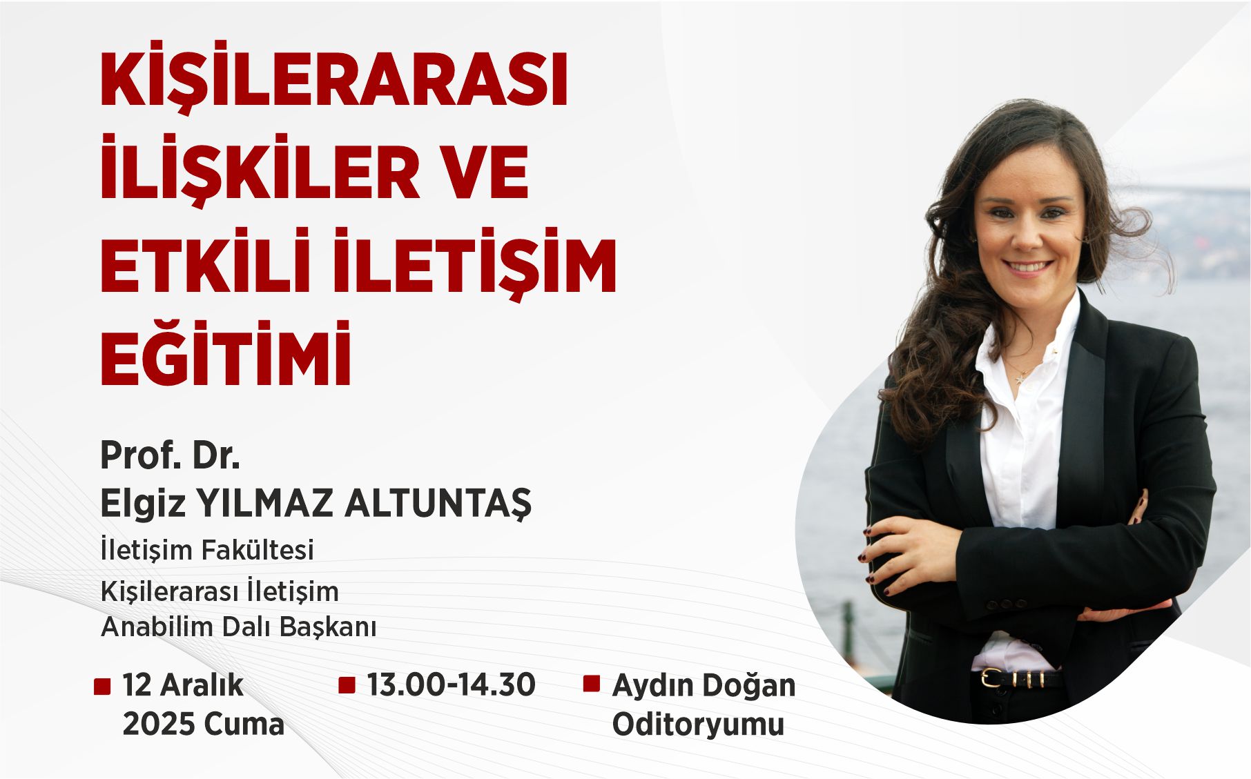 Kişilerarası İlişkiler ve Etkili İletişim Eğitimi duyuru görseli