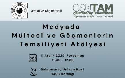 Atölye: Medyada Mülteci ve Göçmenlerin Temsiliyeti duyuru görseli