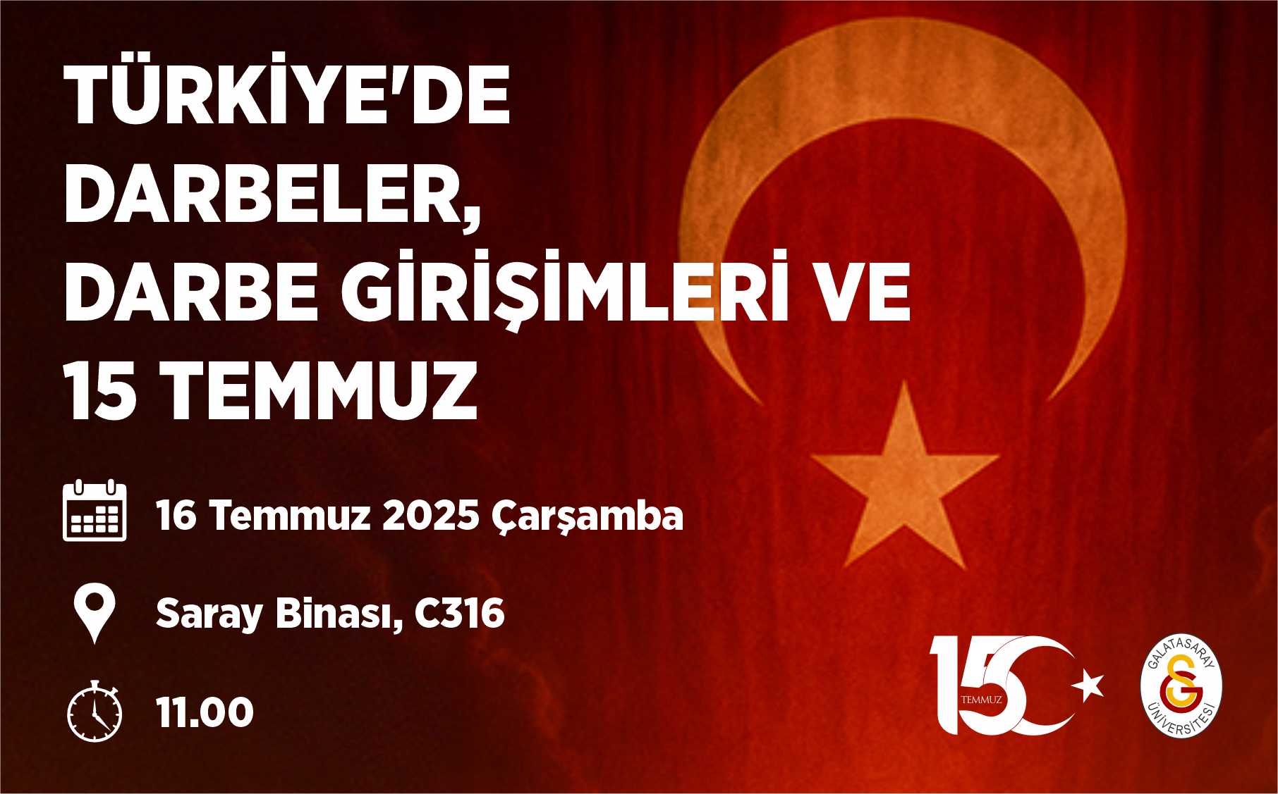 Türkiye'de Darbeler, Darbe Girişimleri ve 15 Temmuz etkinlik görseli