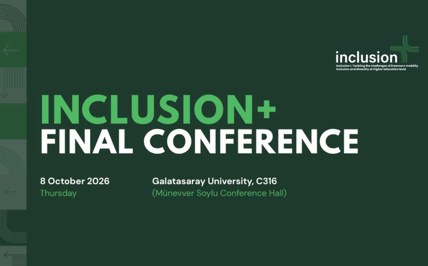 Inclusion+ Projesi Final Konferansı  etkinlik görseli