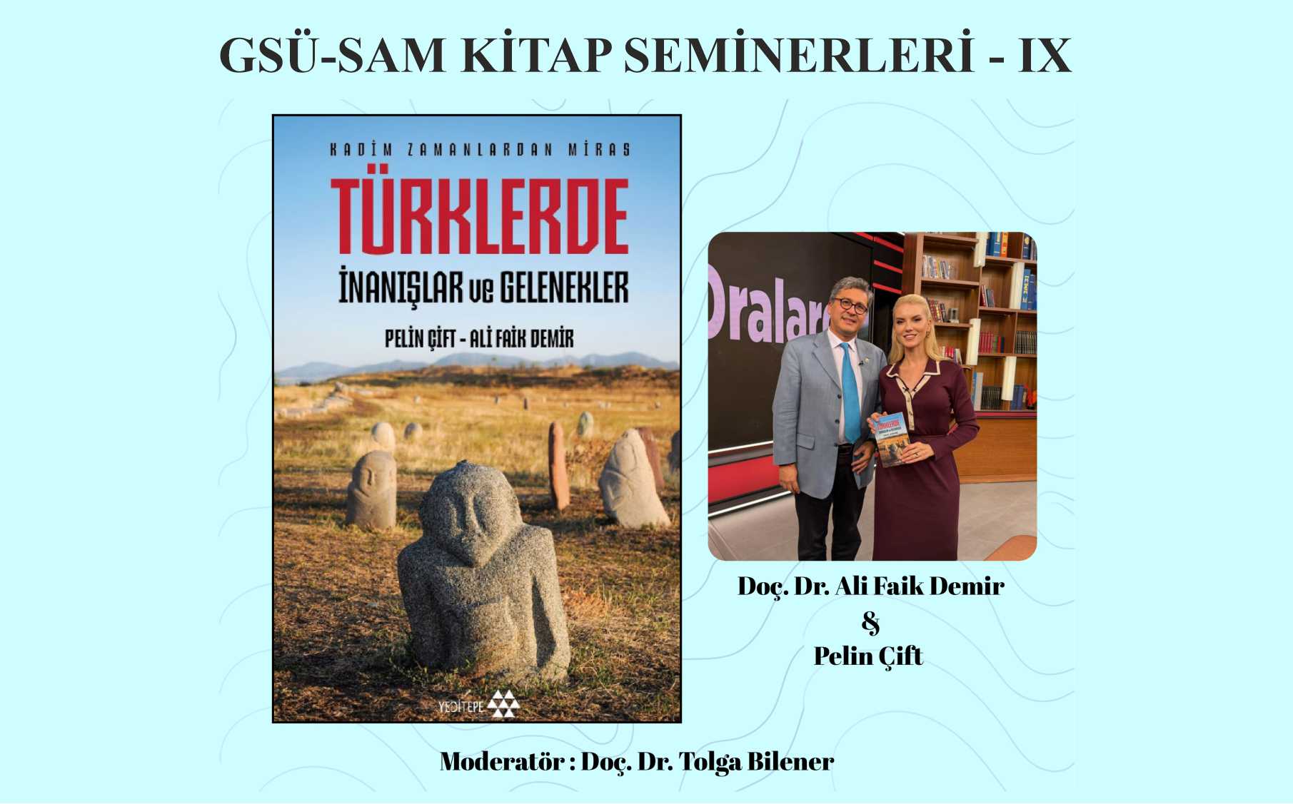 GSÜ-SAM Kitap Seminerleri - IX duyuru görseli