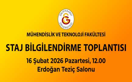 Staj Bilgilendirme Toplantısı etkinlik görseli