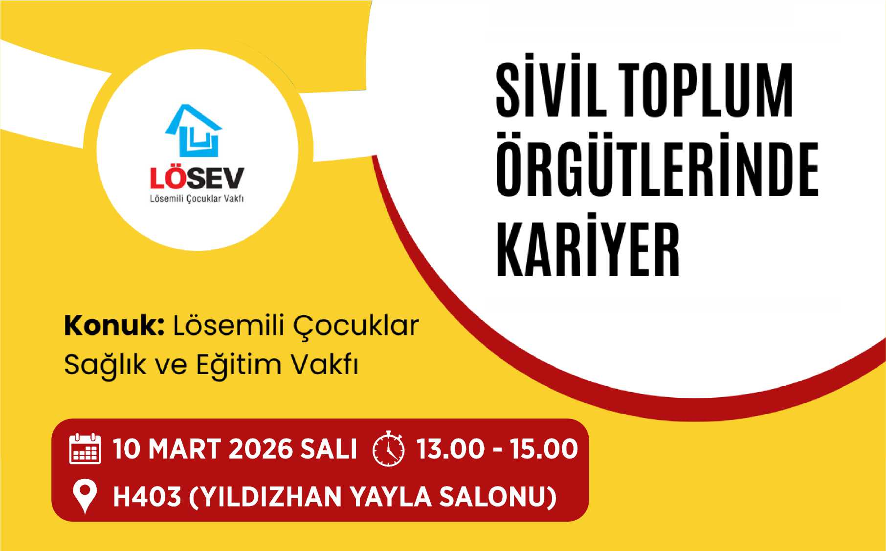 Sivil Toplum Örgütlerinde Kariyer duyuru görseli